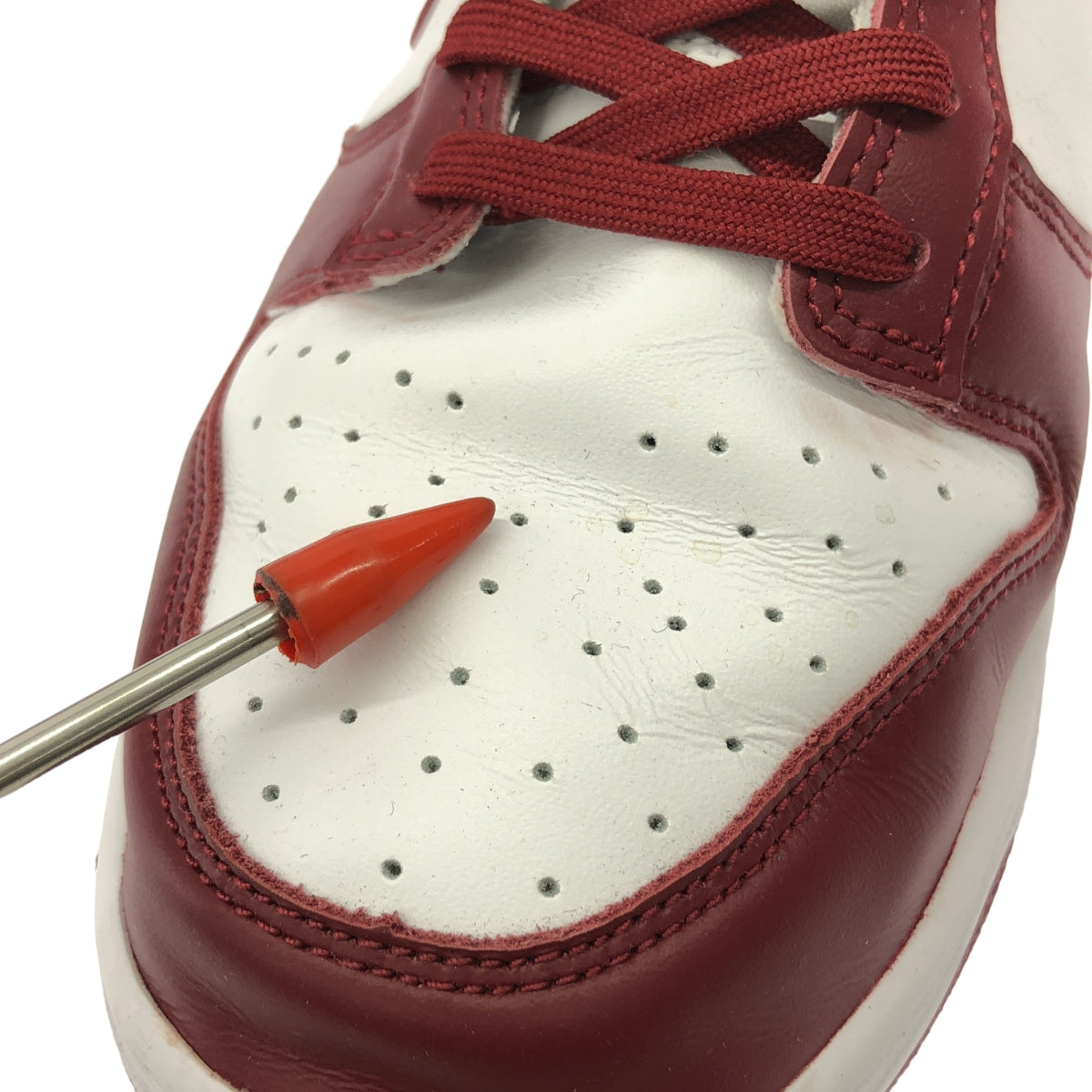 Nike | 2024 | DUNK LOW 復古隊紅 | 29 |勃根地/白色 |男士