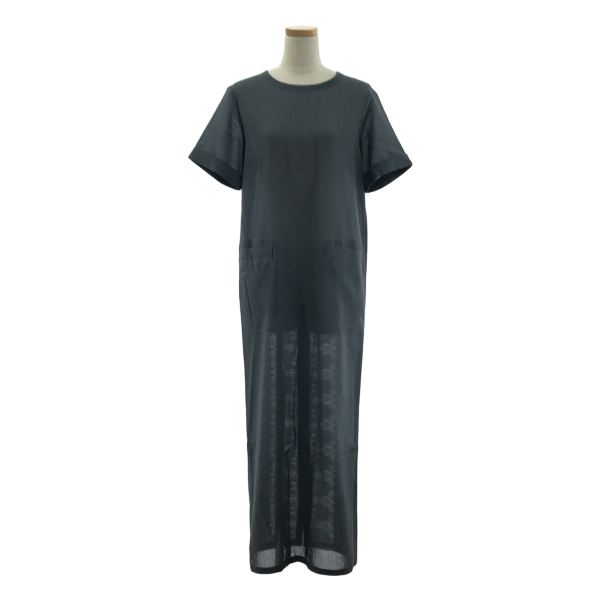 Y's / Y's Yohji Yamamoto | 後背雙拉鍊套頭洋裝 | 3 | 灰色 | 女款