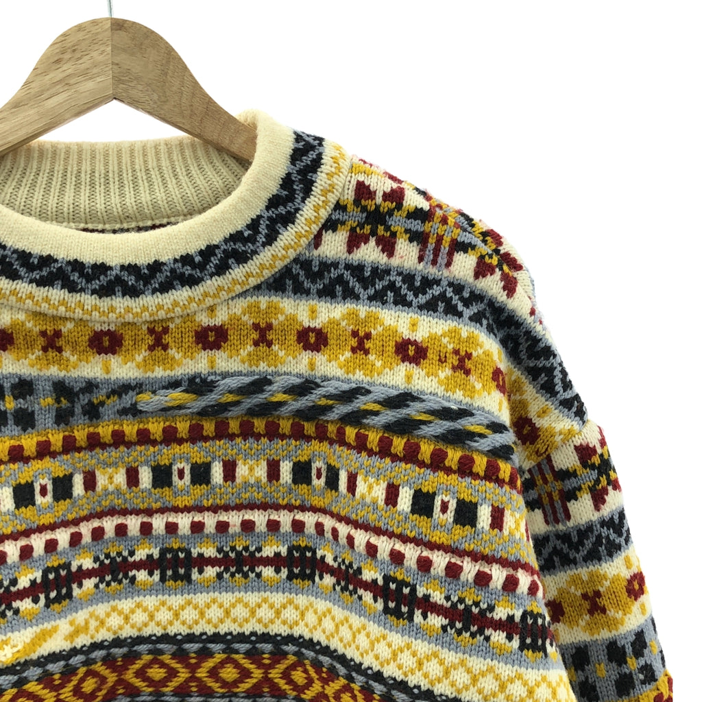 Coohem / 코헨 | 2023AW | FAIR ISLE KNIT PULLOVER 기하학적 패턴 풀오버 니트 | F | 멀티 컬러 | 여성