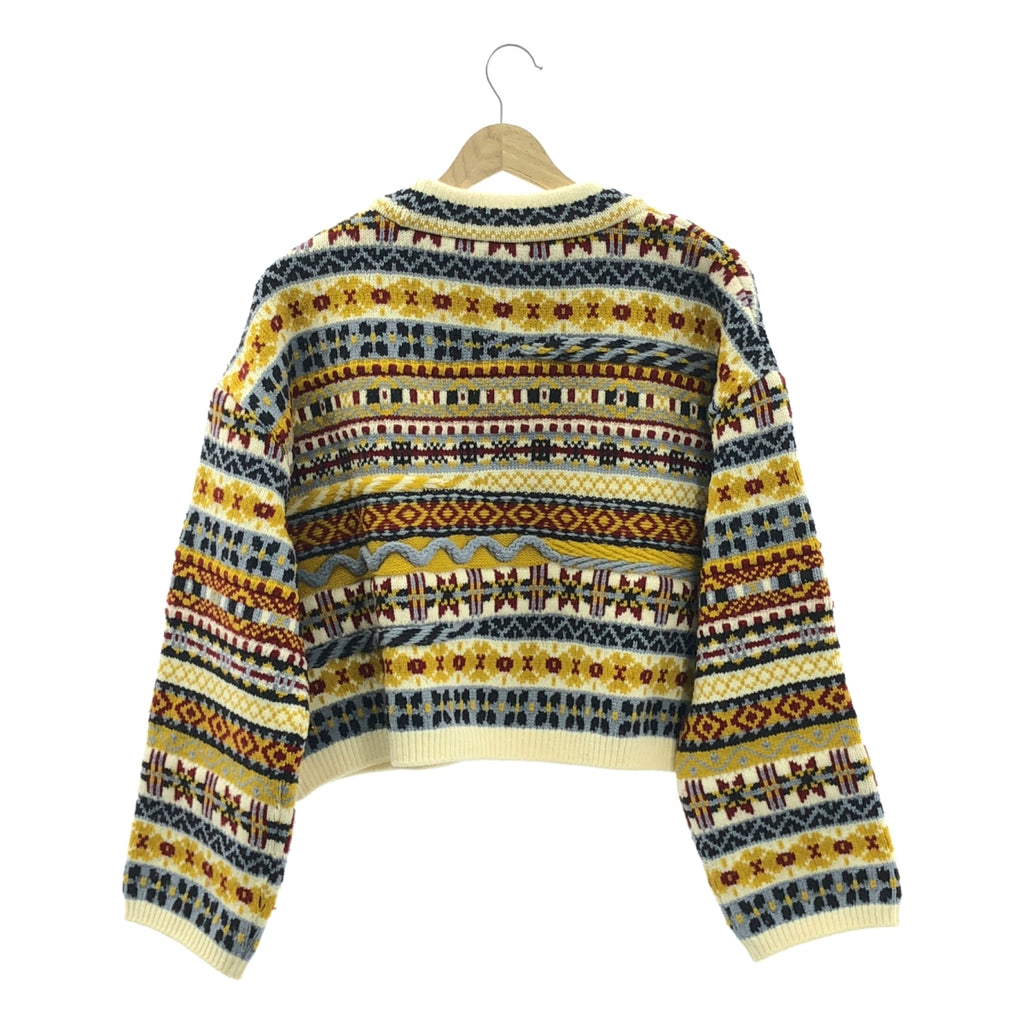 Coohem / 코헨 | 2023AW | FAIR ISLE KNIT PULLOVER 기하학적 패턴 풀오버 니트 | F | 멀티 컬러 | 여성