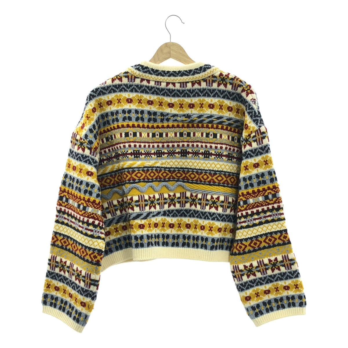 Coohem / コーヘン | 2023AW | FAIR ISLE KNIT PULLOVER 幾何学模様 プルオーバーニット | F | マルチカラー | レディース