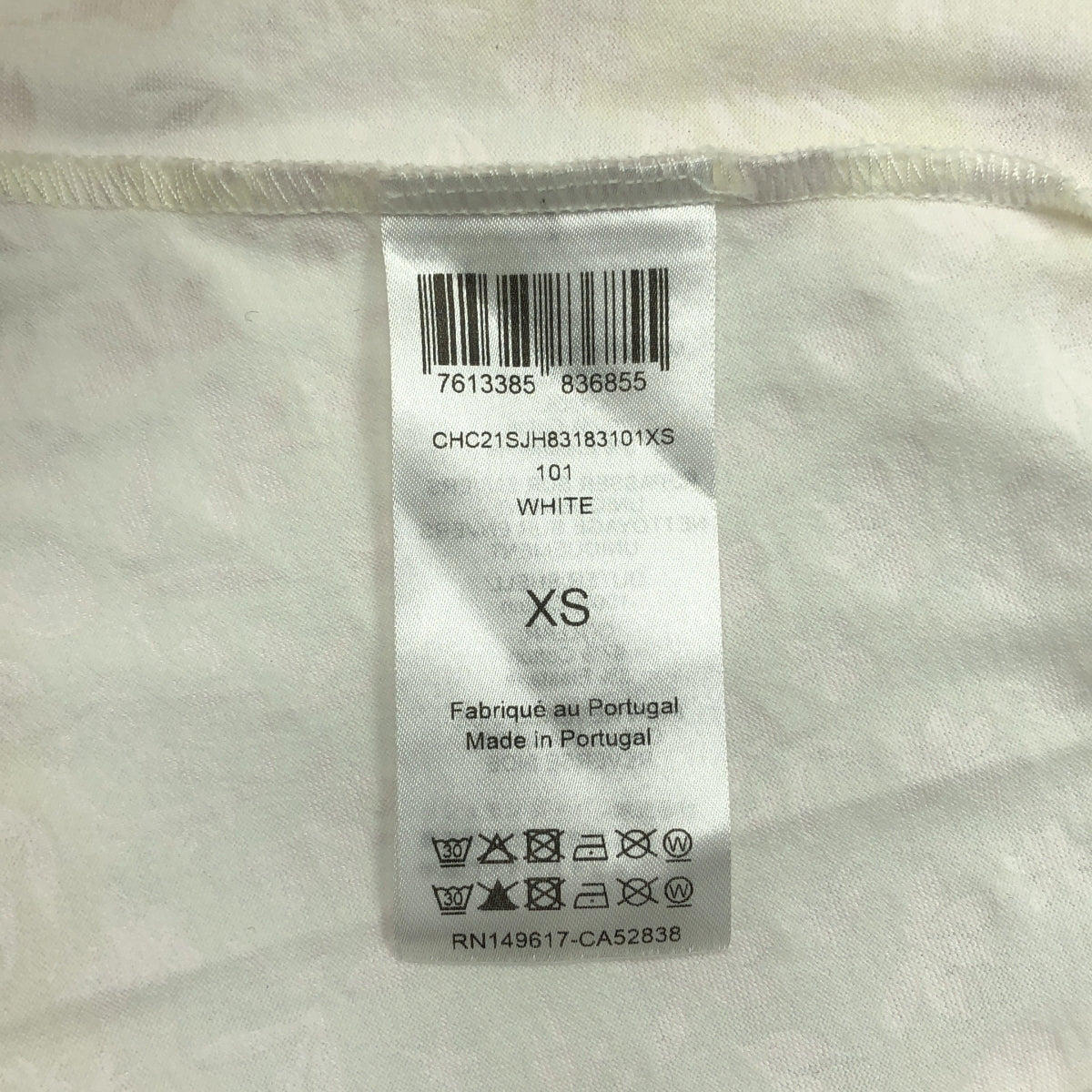 Chloe / クロエ | 2021SS | フローラルプリント クルーネック ロゴ Tシャツ | XS | オフホワイト | レディース