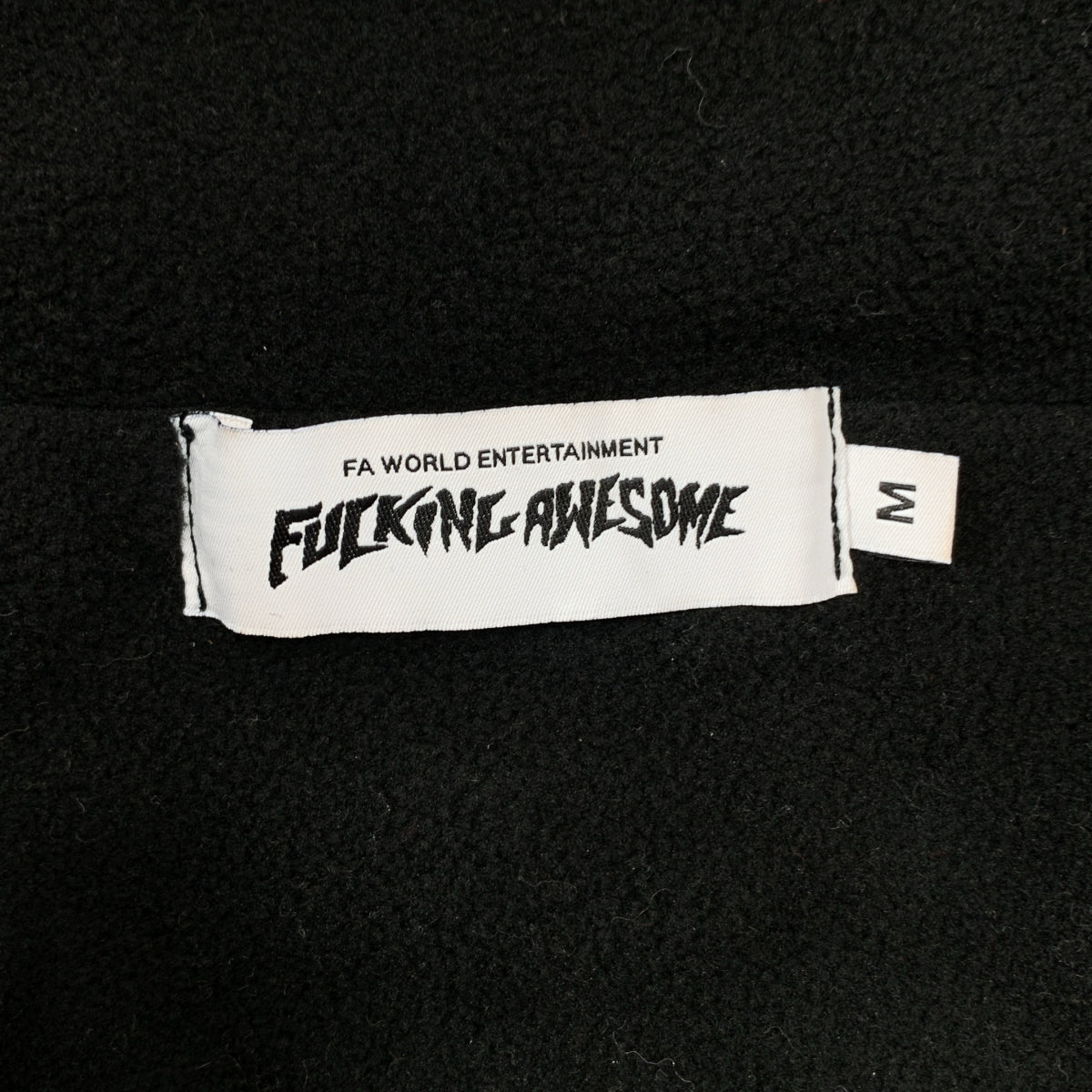 FUCKING AWESOME / ファッキンオーサム | SPIDER PATTERN NYLON ANORAK HOODIE FLEECE LINER スパイダー柄 ナイロン アノラック フーディー | M | ブラック | メンズ