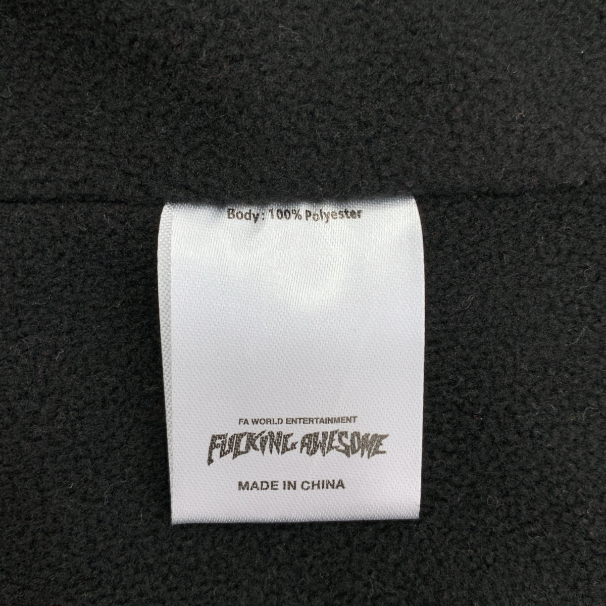 FUCKING AWESOME / ファッキンオーサム | SPIDER PATTERN NYLON ANORAK HOODIE FLEECE LINER スパイダー柄 ナイロン アノラック フーディー | M | ブラック | メンズ