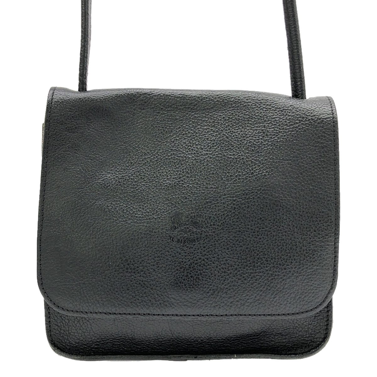 IL BISONTE | Leather flap One Star shoulder bag |