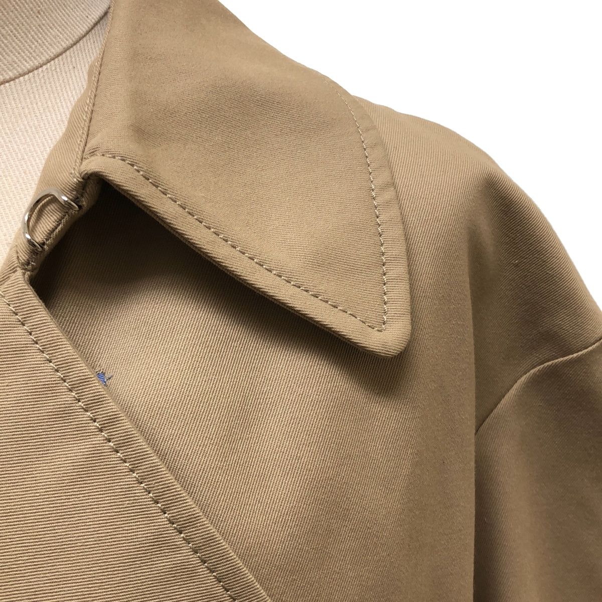 Maison Margiela / メゾンマルジェラ | 2018AW | コットン 裏地ストライプ カッティング トレンチコート | 36 | レディース