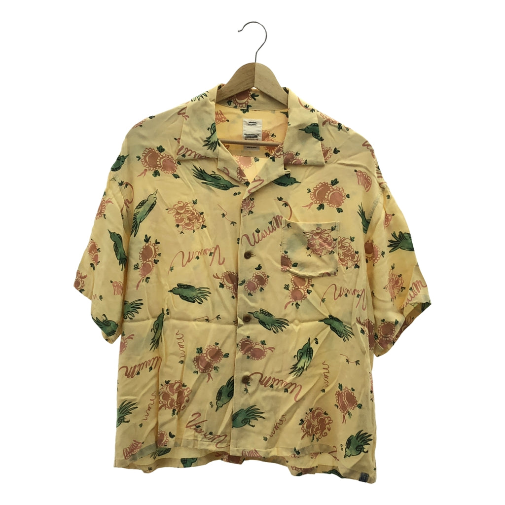 visvim / ビズビム | 2022SS | WALLIS SHIRT S/S SUNNYBIRD ウォリス サニーバード レーヨン オープンカラー シャツ | 1 |