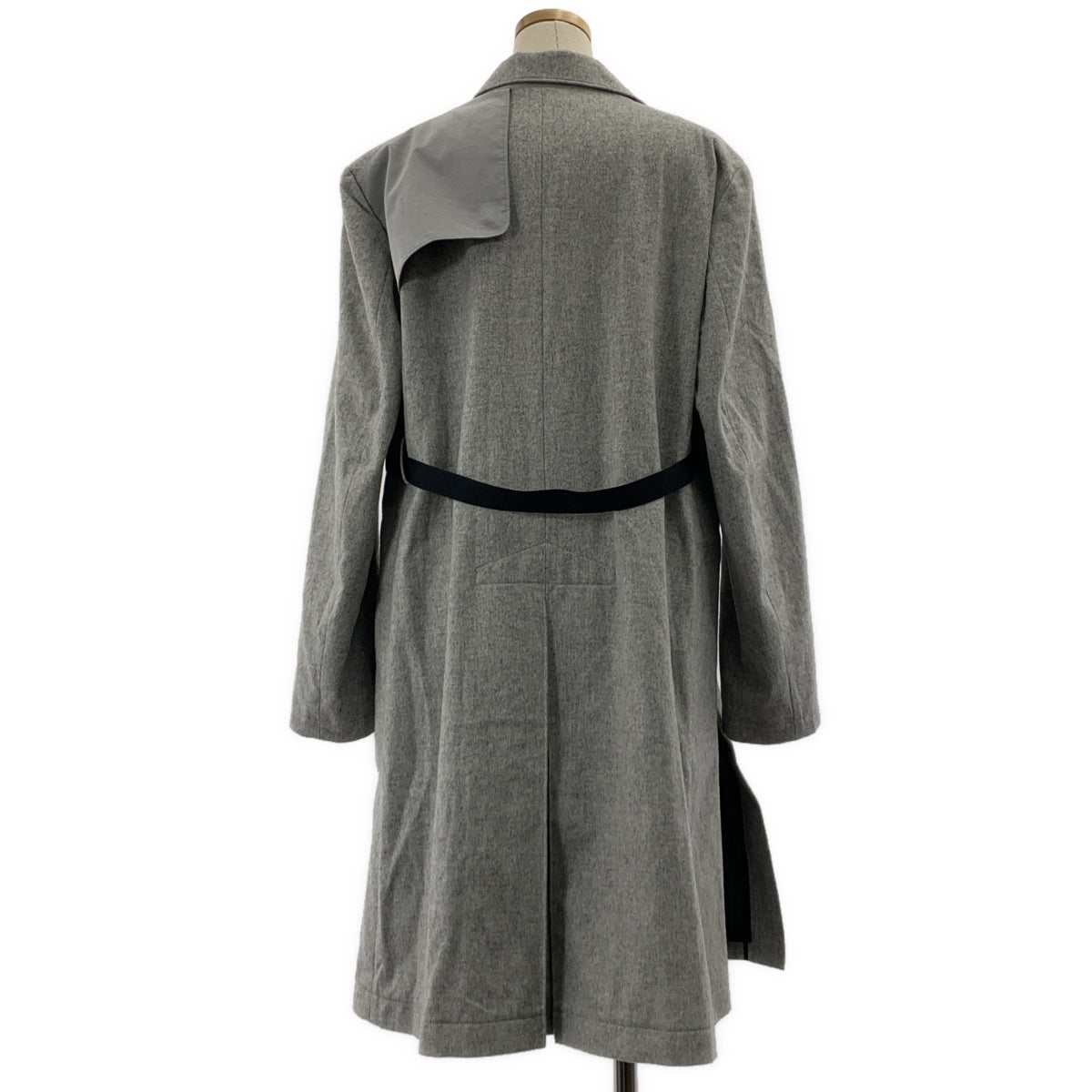 Y-3 / ワイスリー | アシンメトリック ロングコート | S | レディース