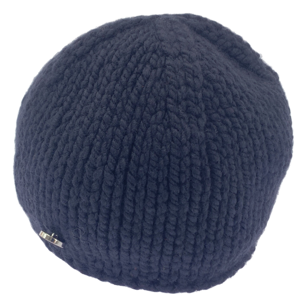 [狀況極佳] 愛馬仕 | Joplin 毛線帽 | 羊毛、羊絨和絲綢，配有 Serie 紐帶 | S 碼 | 黑色 | 女款