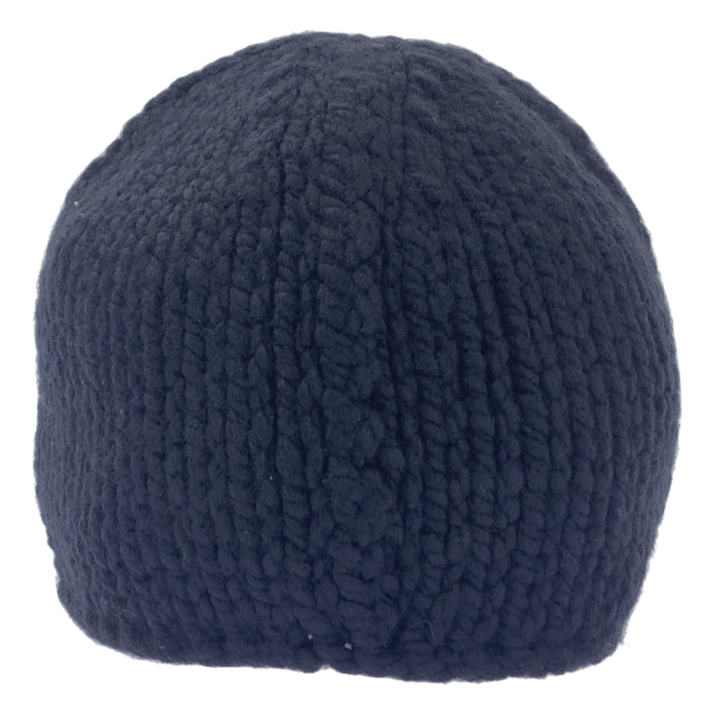 【미품】 HERMES / 헤르메스 | Joplin beanie / 울 캐시미어 실크 세리에 버튼 니트 캡 비니 모자 | S | 블랙 | 여성