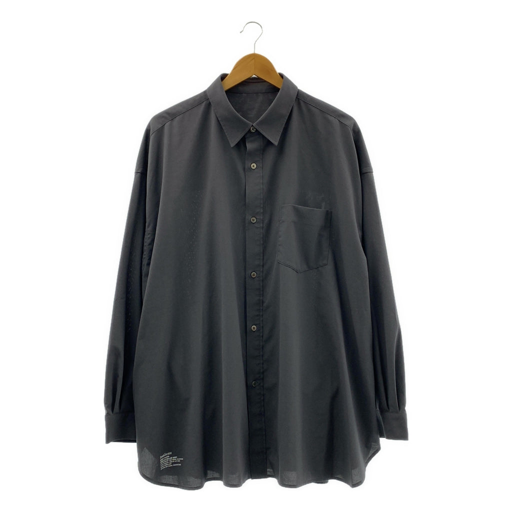 FreshService / 프레시 서비스 | WOOLY CLOTH REGULAR COLLAR SHIRT / 오버 실루엣 셔츠 | F | 남성