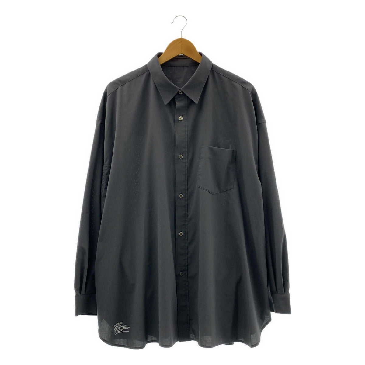 FreshService / 프레시 서비스 | WOOLY CLOTH REGULAR COLLAR SHIRT / 오버 실루엣 셔츠 | F | 남성