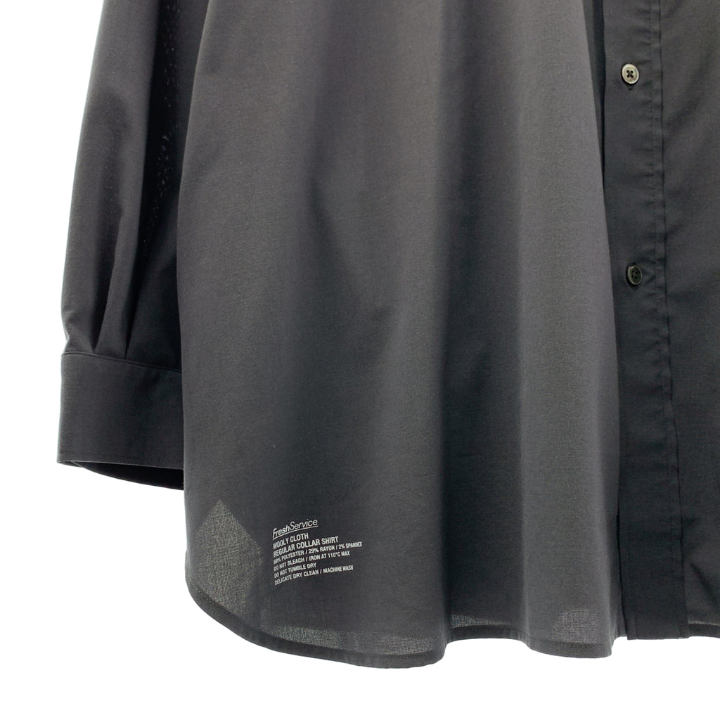 FreshService / 프레시 서비스 | WOOLY CLOTH REGULAR COLLAR SHIRT / 오버 실루엣 셔츠 | F | 남성