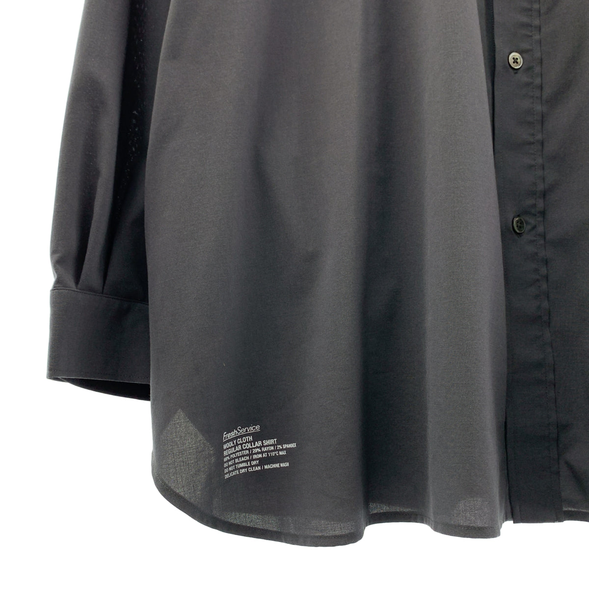 FreshService / 프레시 서비스 | WOOLY CLOTH REGULAR COLLAR SHIRT / 오버 실루엣 셔츠 | F | 남성