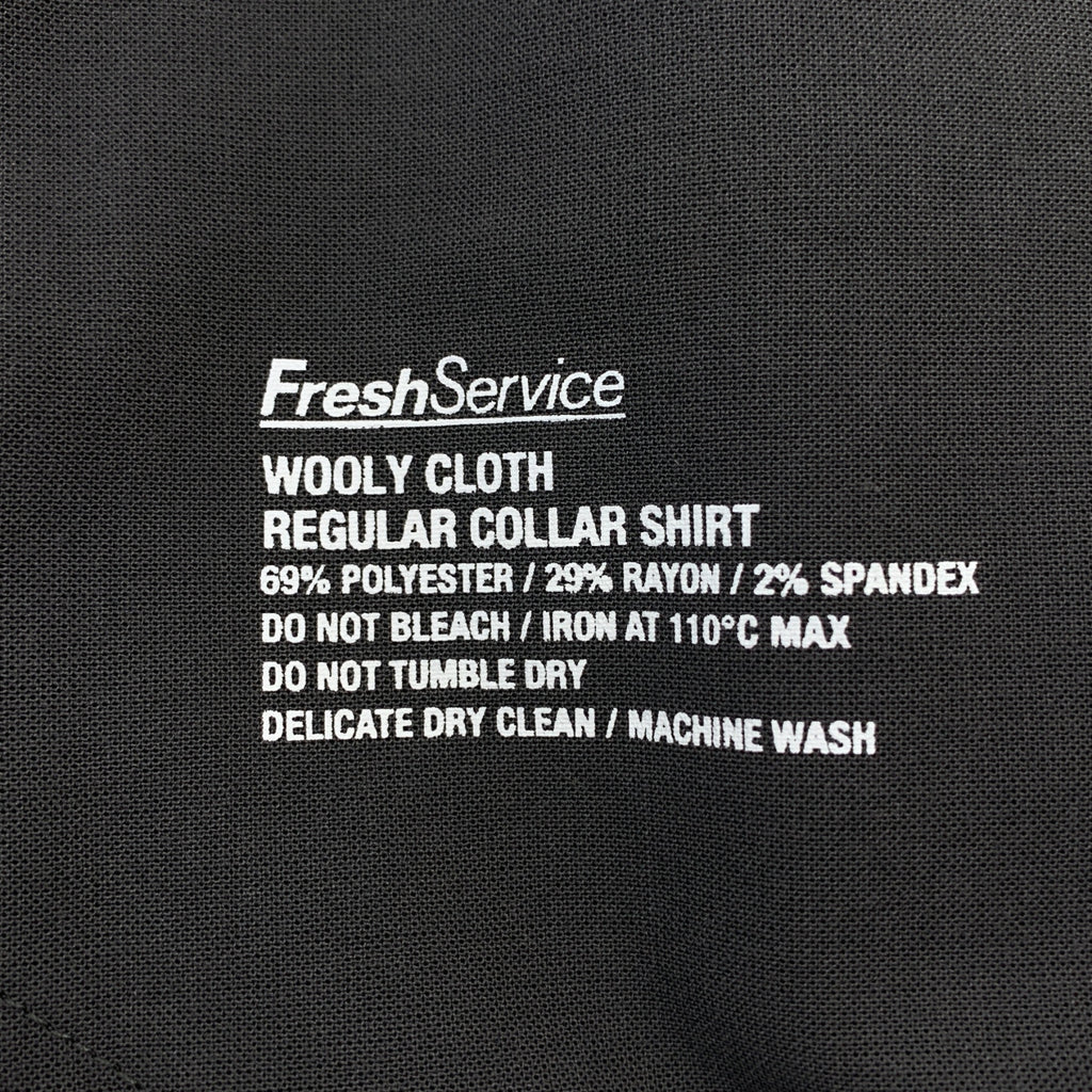 FreshService / 프레시 서비스 | WOOLY CLOTH REGULAR COLLAR SHIRT / 오버 실루엣 셔츠 | F | 남성