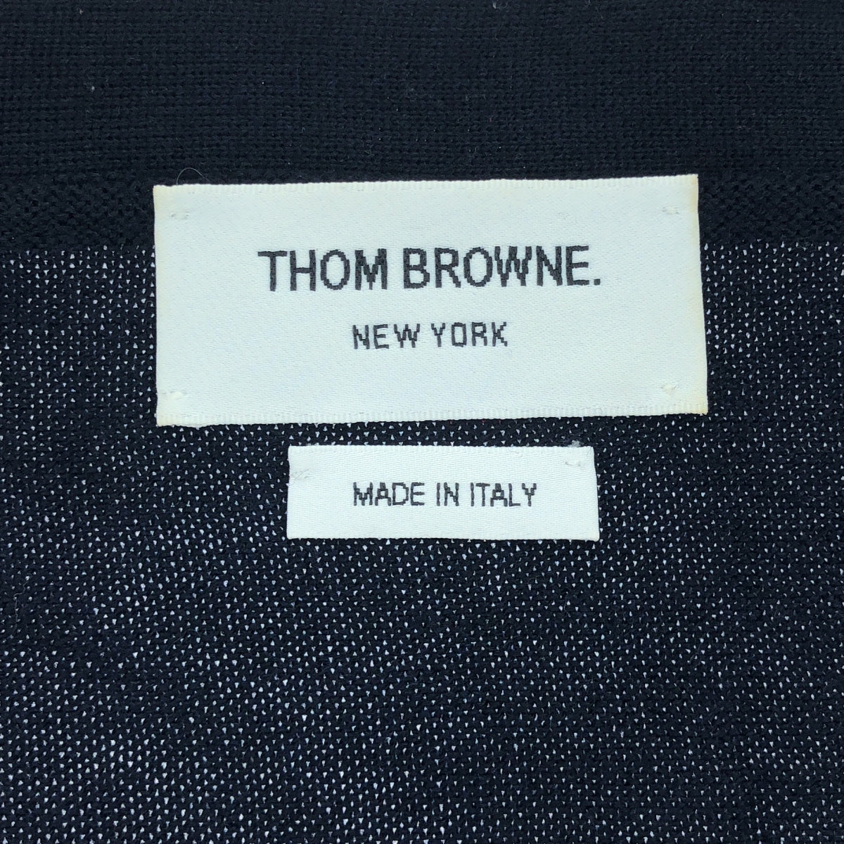 THOM BROWNE / トムブラウン | ウール ニット カーディガン | 1