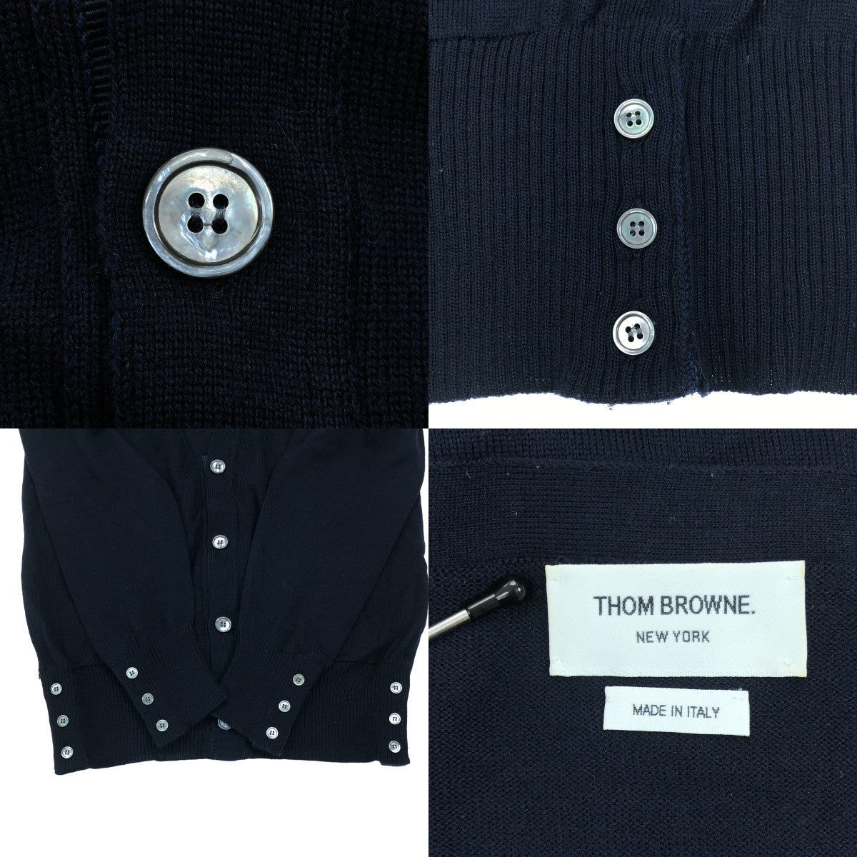 日本全国送料無料商品人気ランキング THOM BROWNE / トムブラウン | ウール ニット カーディガン | 1 トップス