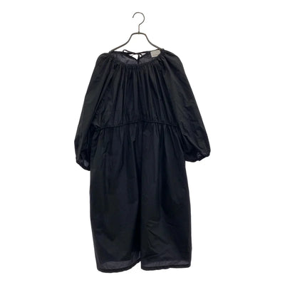 Honnete / オネット | Gathered Midi OP ナイロン ギャザー ワンピース |