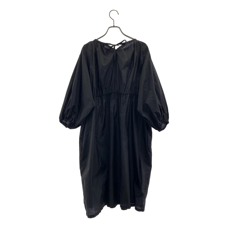 Honnete / オネット | Gathered Midi OP ナイロン ギャザー ワンピース |