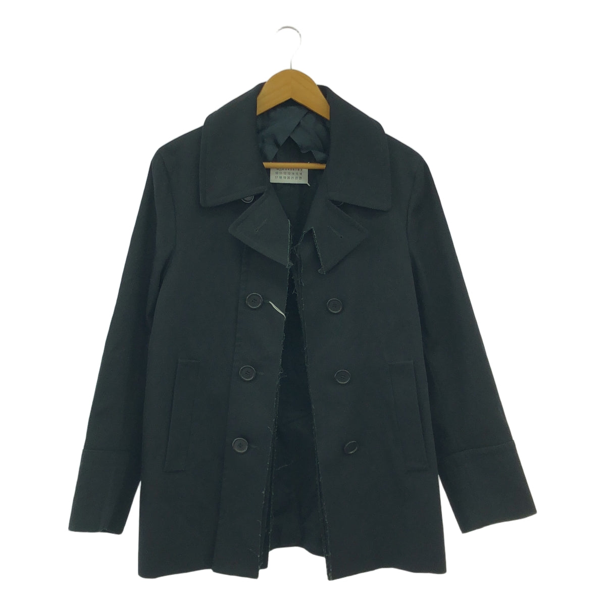 Maison Margiela | 2017SS | Cut-off cotton double-breasted coat | 40 | Women's