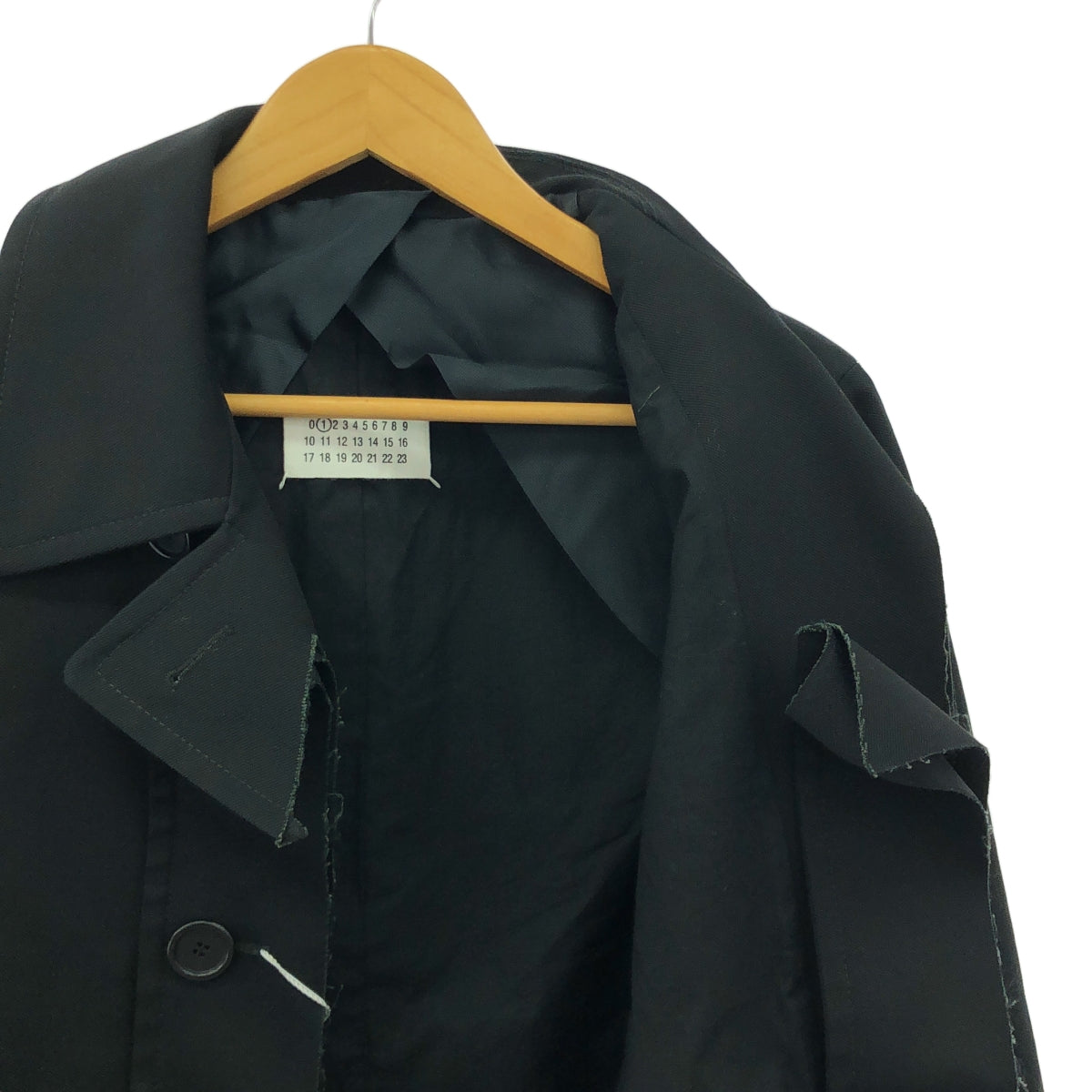 Maison Margiela | 2017SS | Cut-off cotton double-breasted coat | 40 | Women's