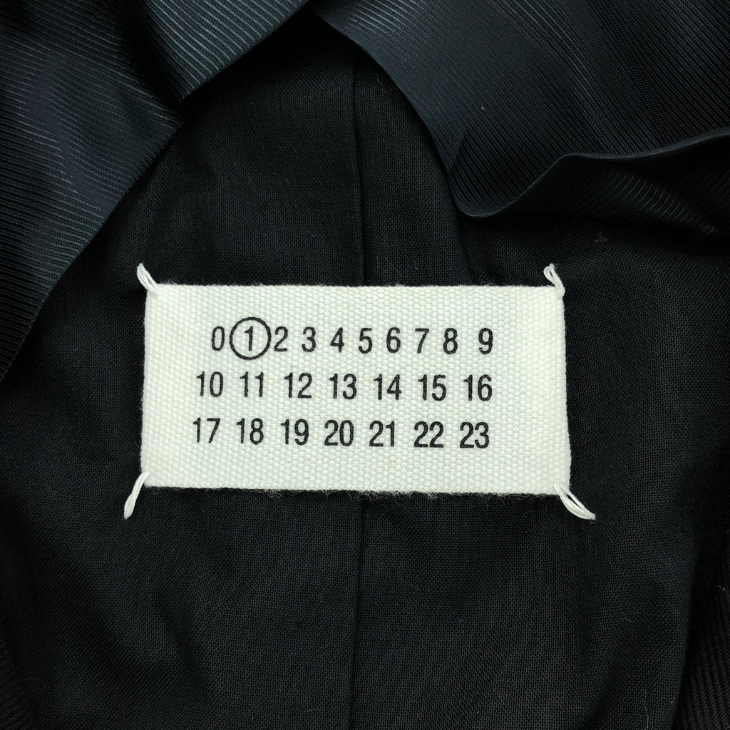 【미품】 Maison Margiela / 메종 마르제라 | 2017SS | 컷오프 코튼 더블 브레스트 코트 | 40 | 블랙 | 여성