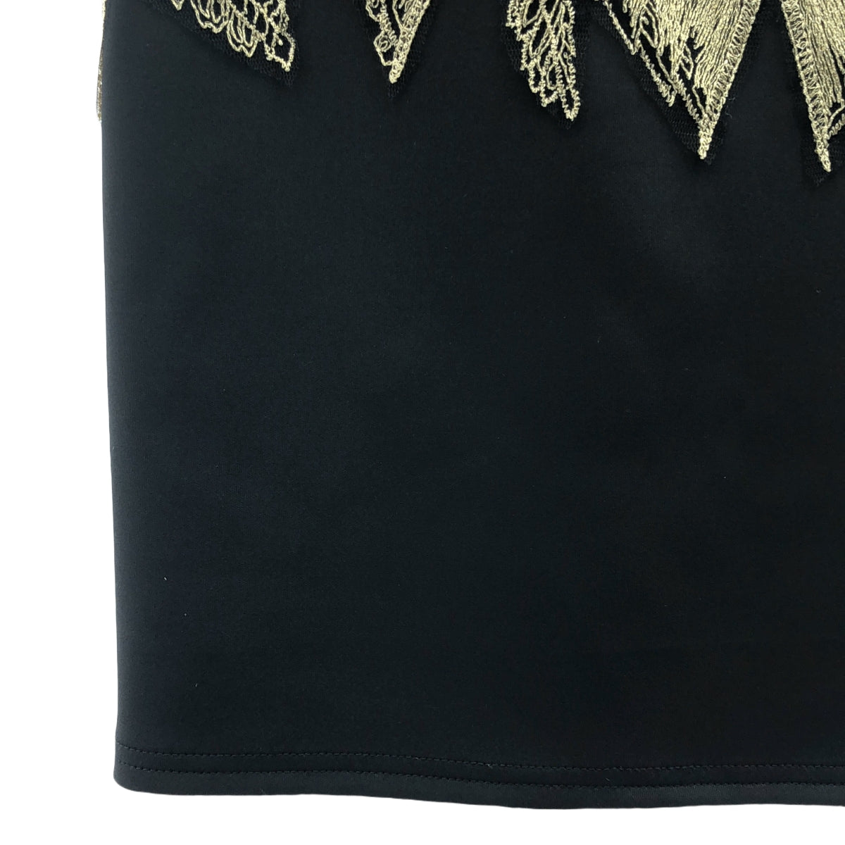 [品相良好] TADASHI SHOJI | 刺繡無袖洋裝 | XS | 黑色/金色 | 女款