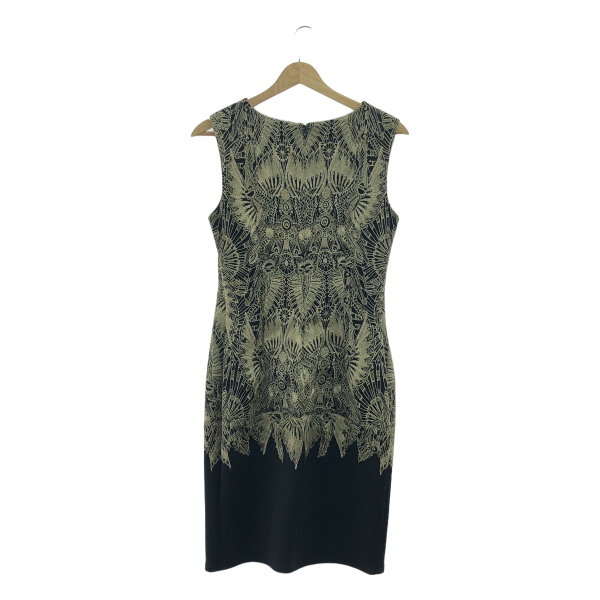 [品相良好] TADASHI SHOJI | 刺繡無袖洋裝 | XS | 黑色/金色 | 女款