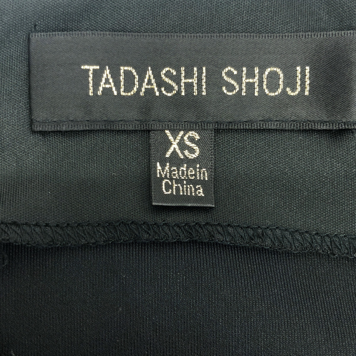 [品相良好] TADASHI SHOJI | 刺繡無袖洋裝 | XS | 黑色/金色 | 女款
