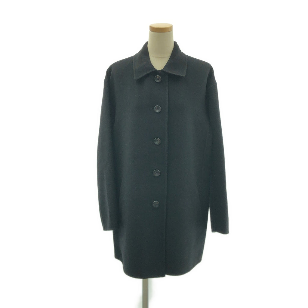 【美品】  ISSEY MIYAKE / イッセイミヤケ | 2010AW | ウール シングルコート | 2 | ブラック | レディース