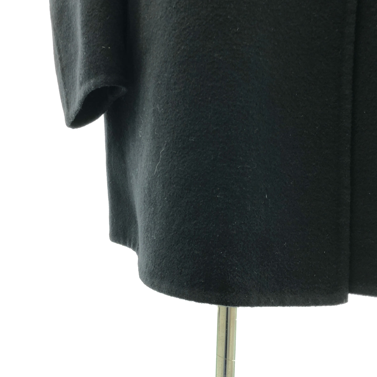 【美品】  ISSEY MIYAKE / イッセイミヤケ | 2010AW | ウール シングルコート | 2 | ブラック | レディース