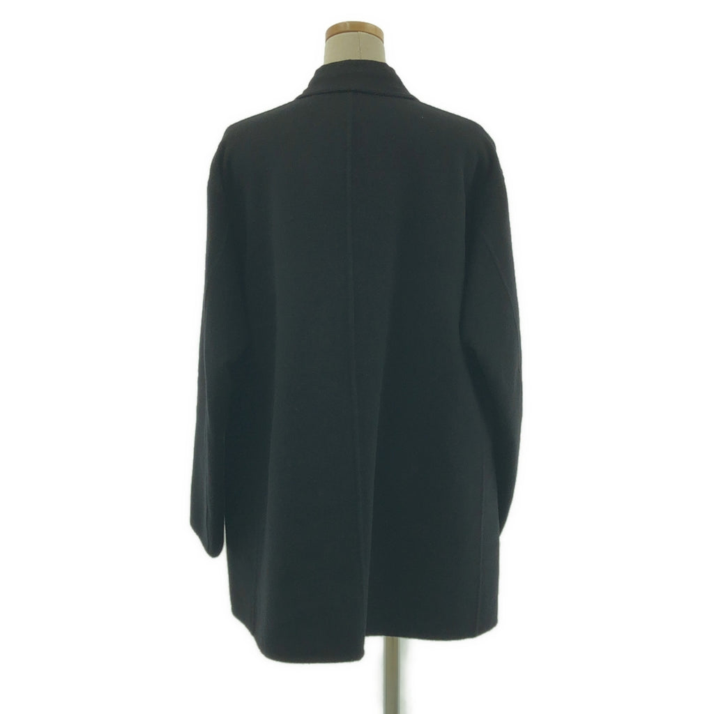 【美品】  ISSEY MIYAKE / イッセイミヤケ | 2010AW | ウール シングルコート | 2 | ブラック | レディース
