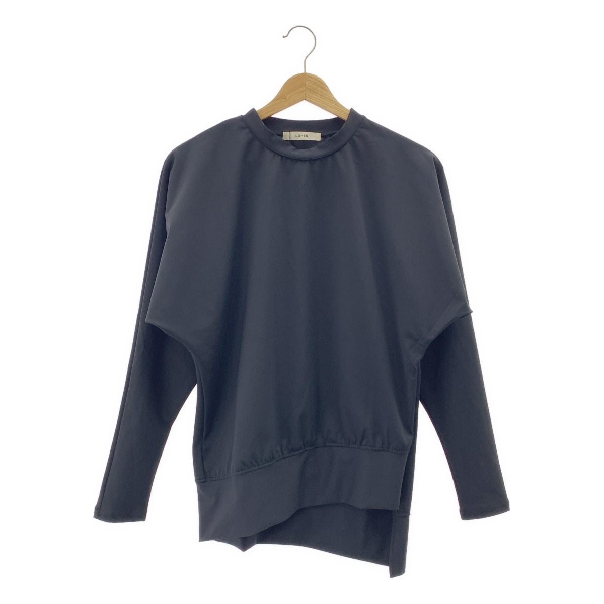 [狀況極佳] LOHEN | 2023 春夏 | 不對稱套頭衫 | F 號 | 黑色 | 女款