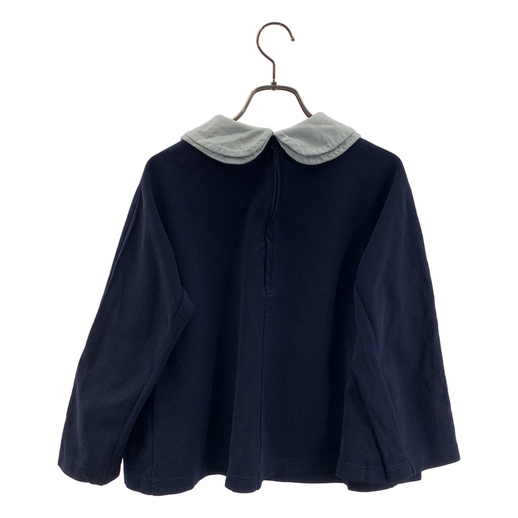 COMME des GARCONS COMME des GARCONS / コムコム | 2013AW | 異素材 ラウンドカラー プルオーバー ブラウス | XS | レディース