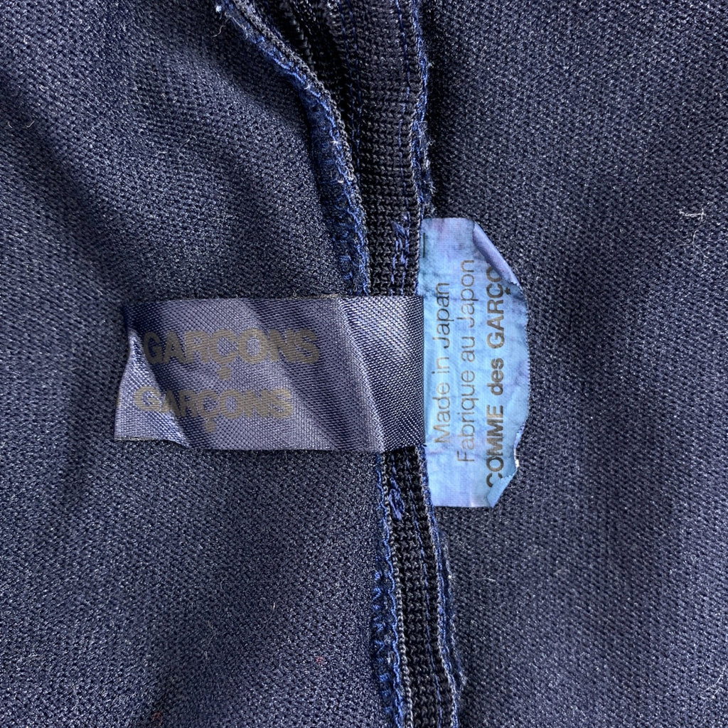 COMME des GARCONS COMME des GARCONS / コムコム | 2013AW | 異素材 ラウンドカラー プルオーバー ブラウス | XS | レディース