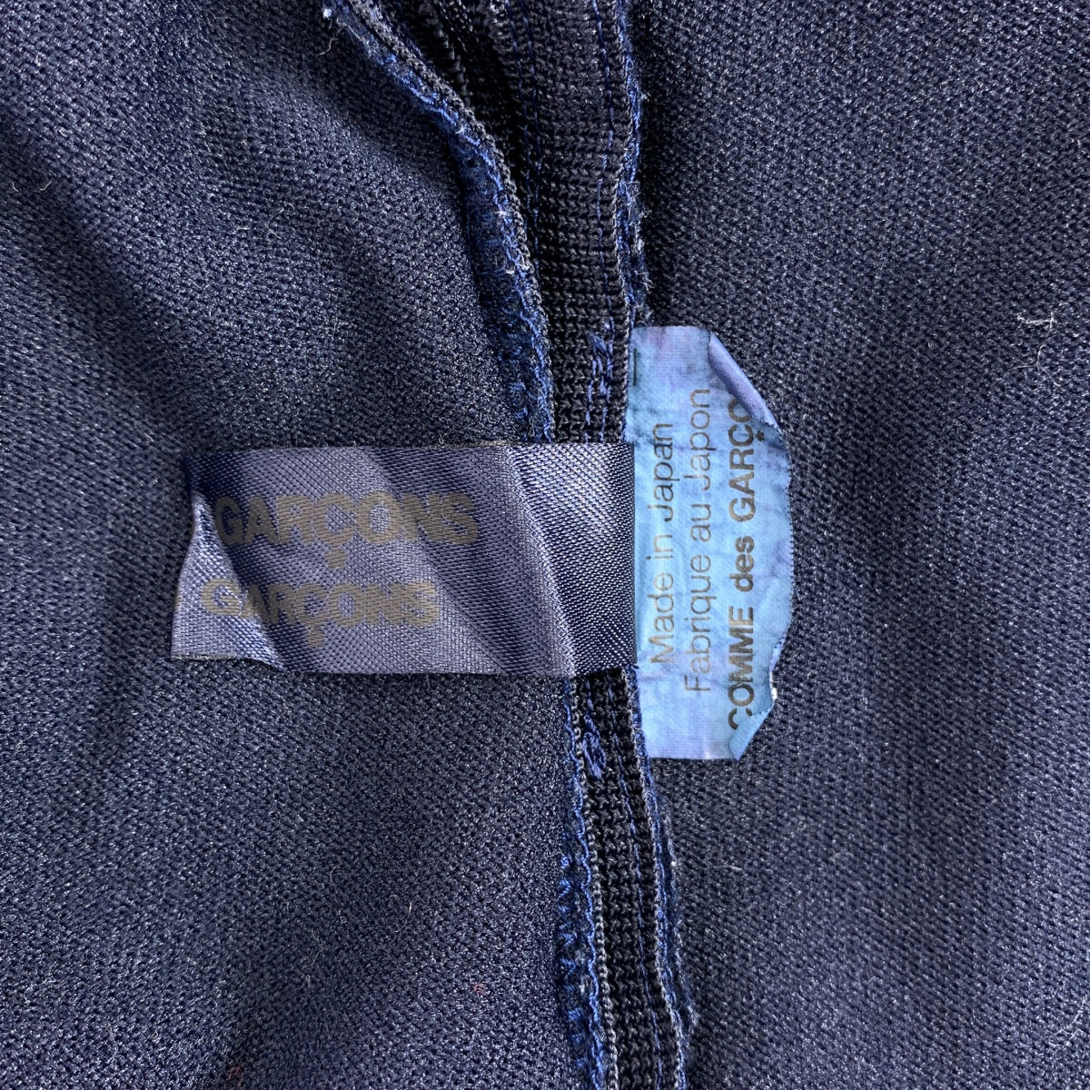 COMME des GARCONS COMME des GARCONS / コムコム | 2013AW | 異素材 ラウンドカラー プルオーバー ブラウス | XS | レディース