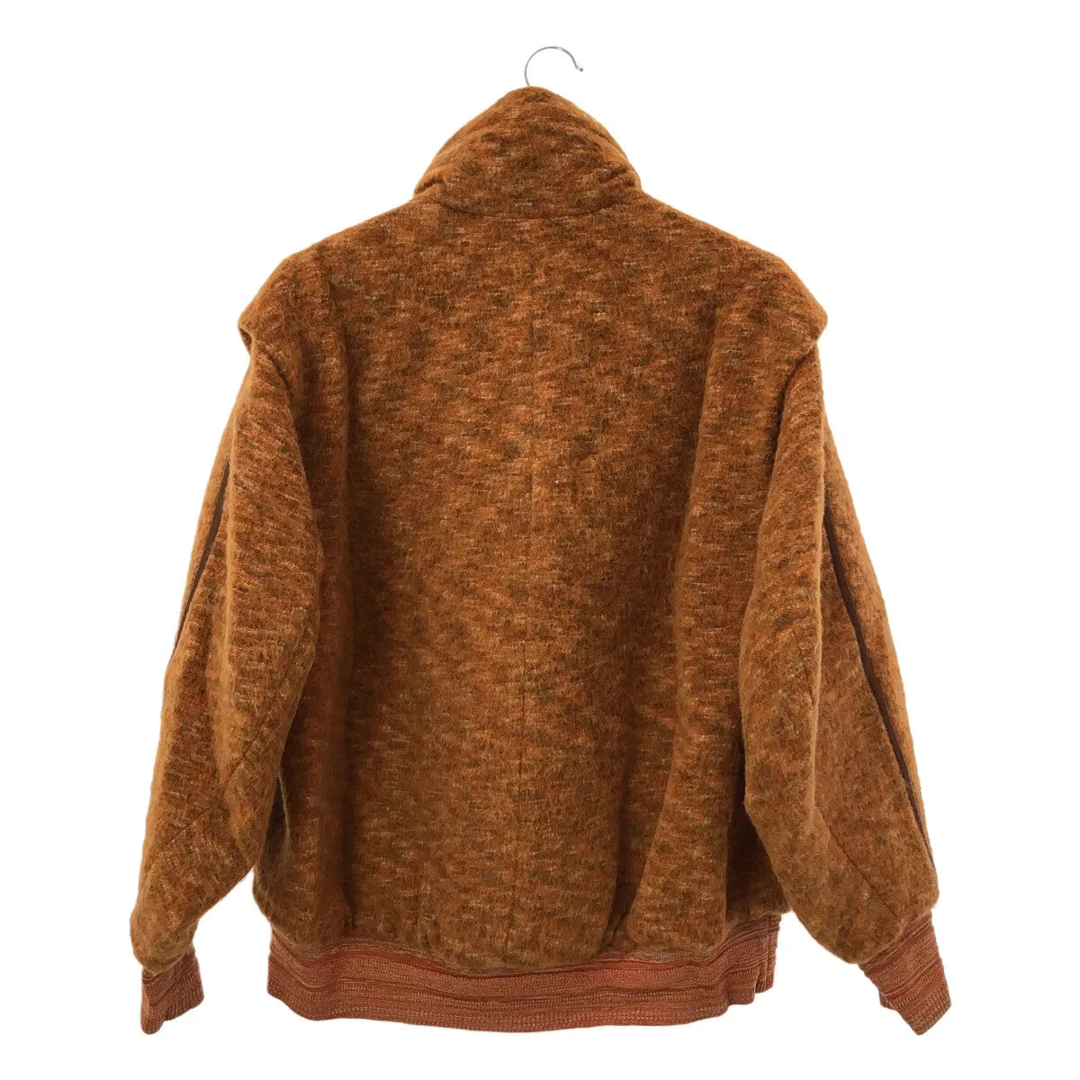 【신품】 Mame Kurogouchi / 마메쿠로고우치 | 2022AW | Alpaca Blend Shaggy Wool Blouson 샤기 울 블루존 | 2 | 브라운 | 여성