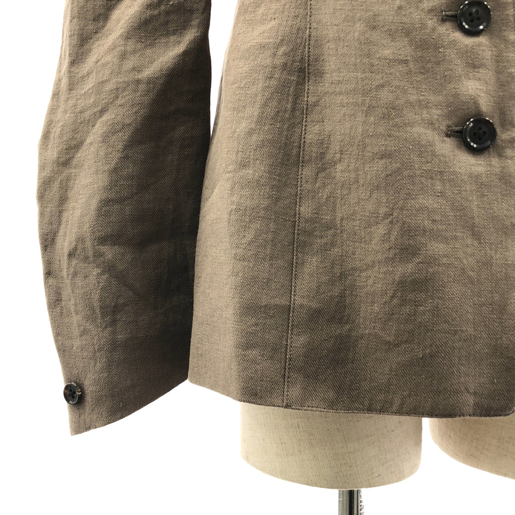 foufou | 套裝 / 匠心亞麻經典款亞麻外套與長喇叭裙 | 1 | 女裝