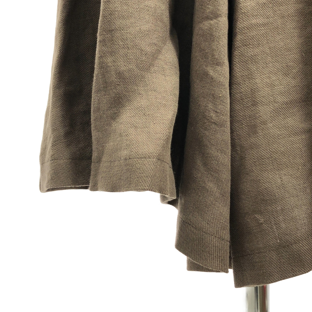 foufou | 套裝 / 匠心亞麻經典款亞麻外套與長喇叭裙 | 1 | 女裝