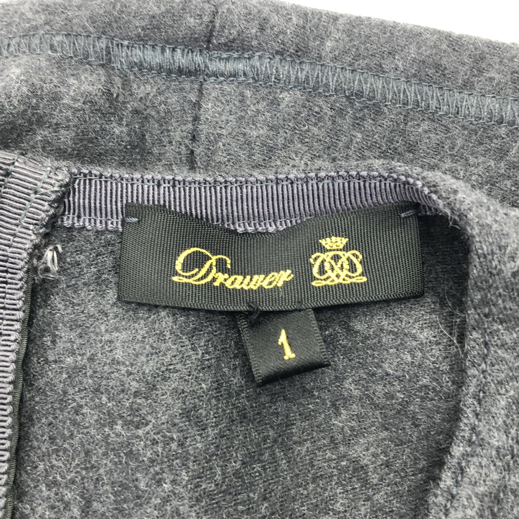 Drawer / ドゥロワー | ウール ジップ プルオーバー トップス | 1 | レディース