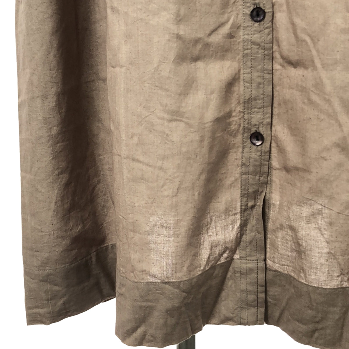 [新] e'ternite' de Soi-e / Eternite de Soi |卡迪棉質無袖連身裙 | 1 |布朗 |女性的