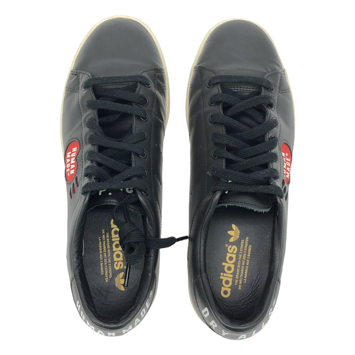 HUMAN MADE / ヒューマンメイド | 2020 | ADIDAS STAN SMITH アディダス スタンスミス スニーカー | 27.5 | ブラック / レッド | メンズ