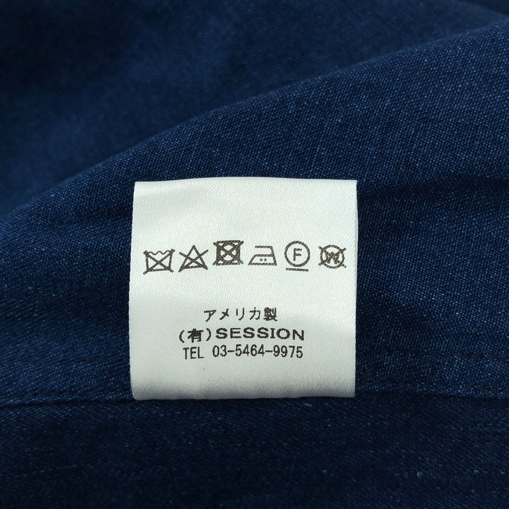 [類似新品] SAYAKADAVIS | 抽繩寬鬆襯衫裙 | 尺寸 2 | 靛藍色 | 女款