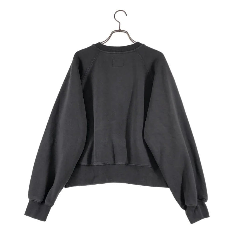 Abercrombie&Fitch / アバクロンビーアンドフィッチ | soft a&f collection / ロゴ ヘンリーネック スウェット トレーナー | M | レディース