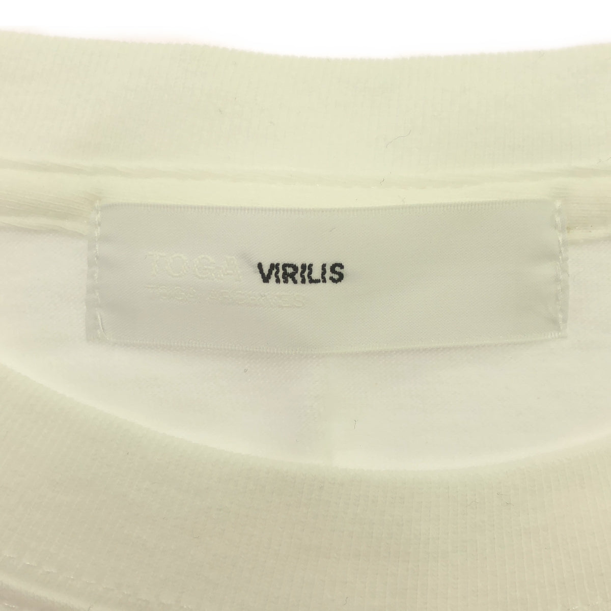 [Good Condition] TOGA VIRILIS | Studs Print Tee Cut and Sew | M | White | Women's