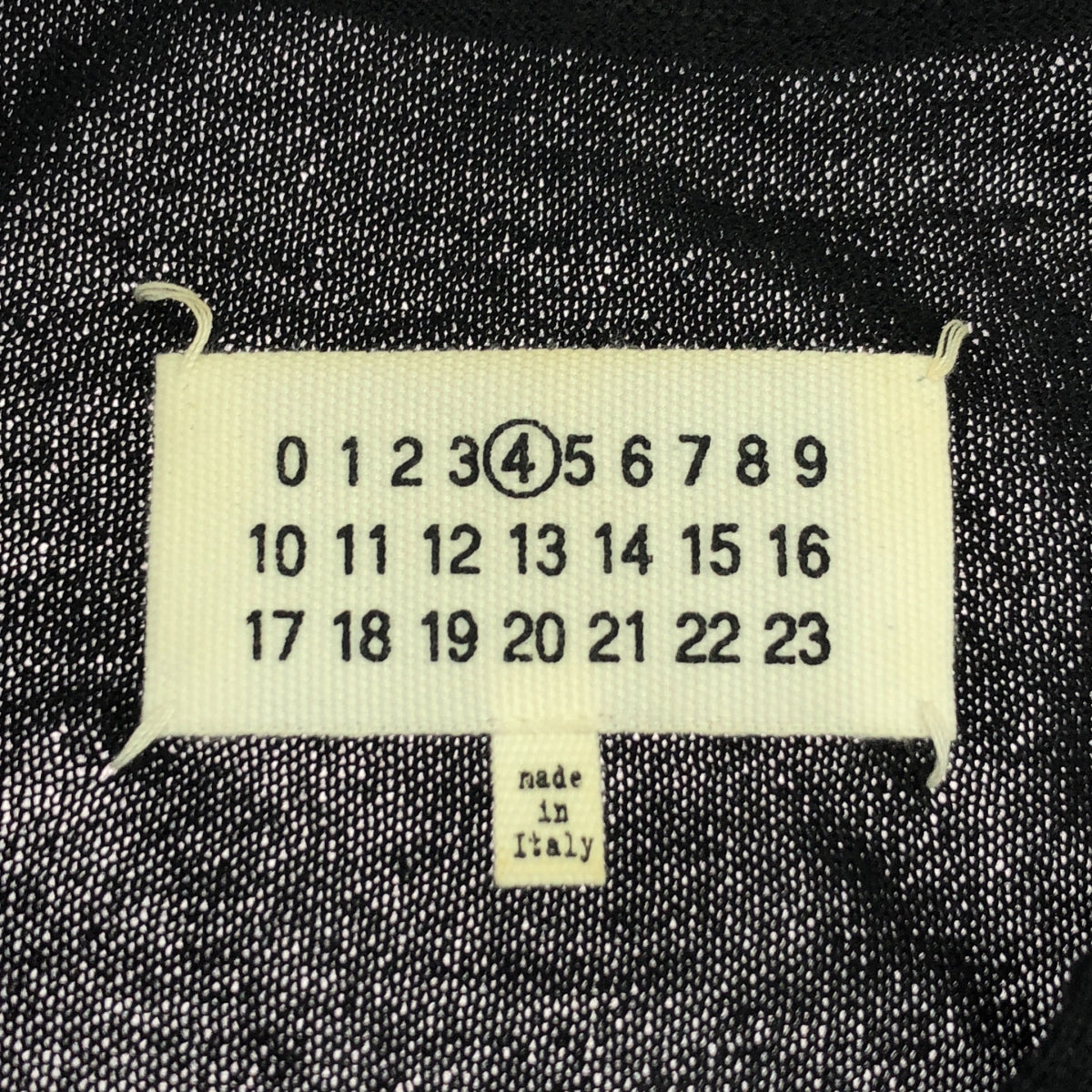 Maison Margiela |羊毛肘部貼片高針V領針織 | S |黑色 |女性的