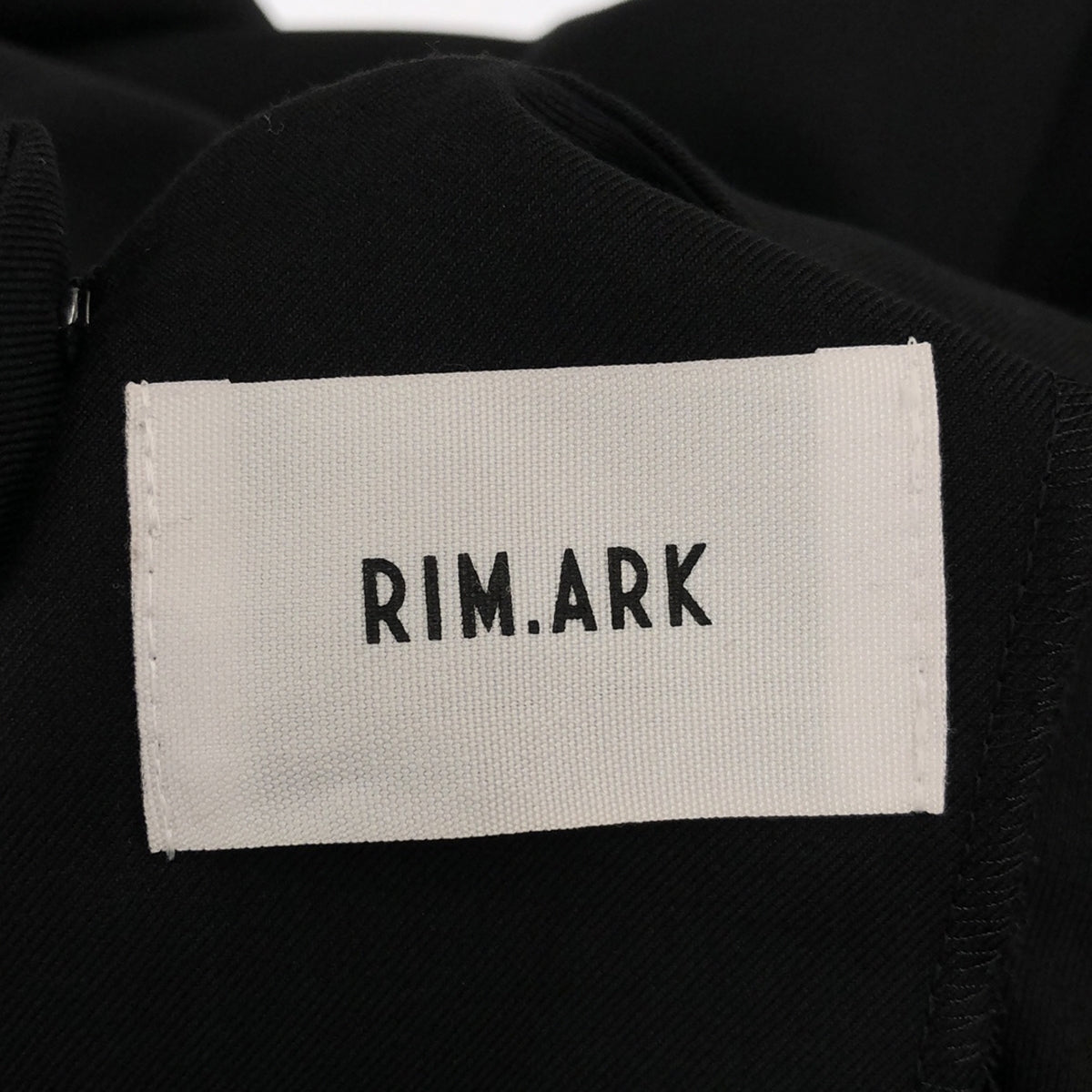 RIM.ARK / リムアーク | バック スクエアオープン ワンピース | 36 | ブラック | レディース