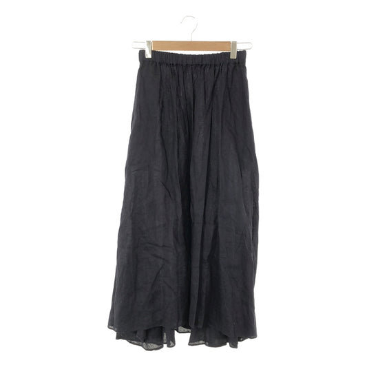 ATON / Aton | Linen Flare Easy Skirt | 00(34) | Women's