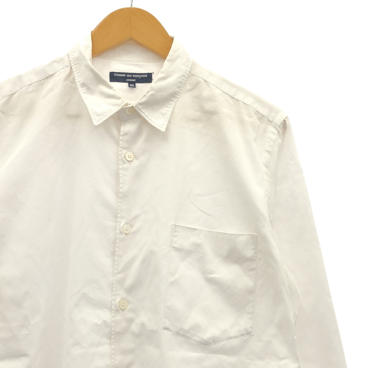 COMME des GARÇONS HOMME | 2004 秋冬 |棉質長袖襯衫 |尺寸 M |男士