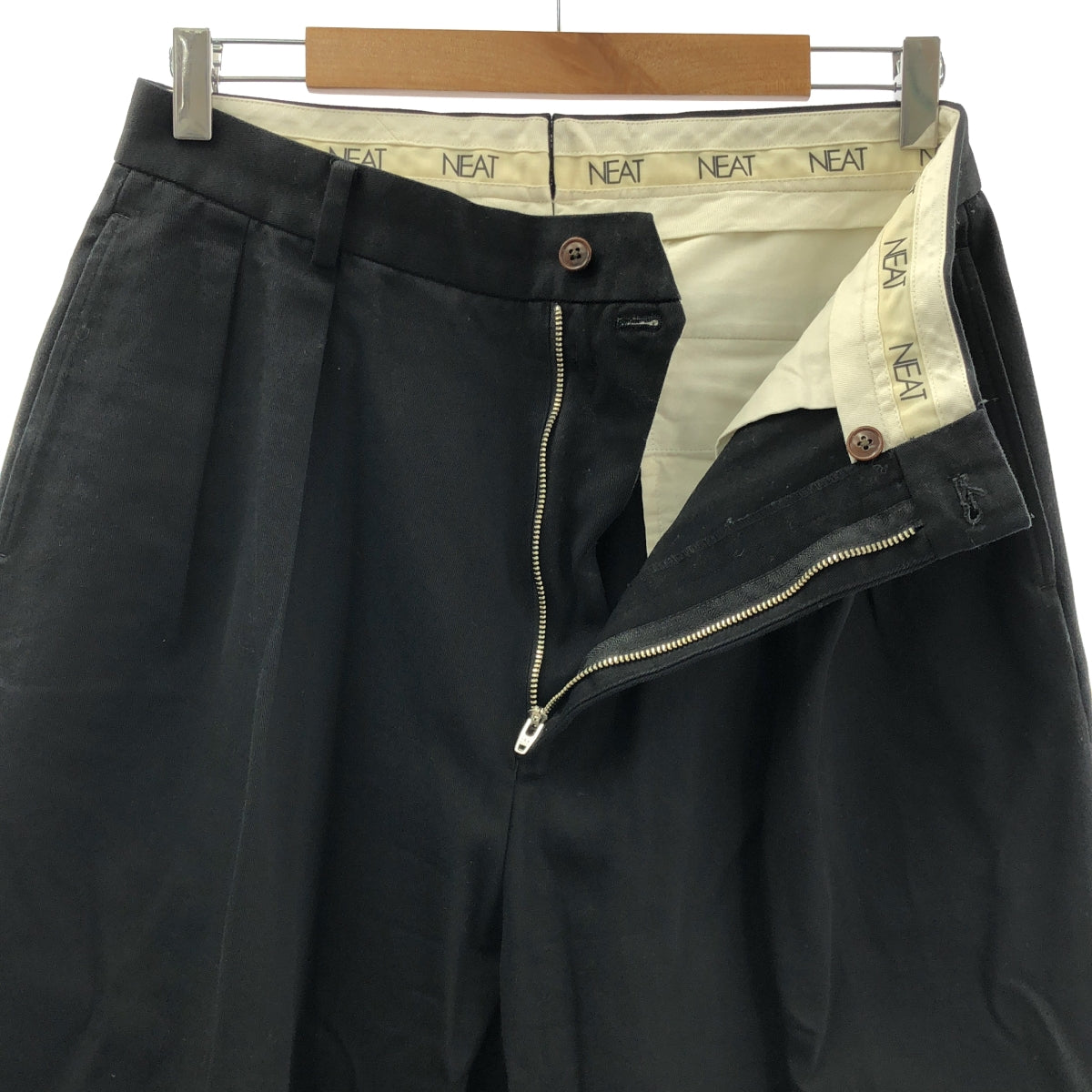 NEAT / 니트 | Chino 코튼 치노 2 탁 팬츠 | 46 | 남성